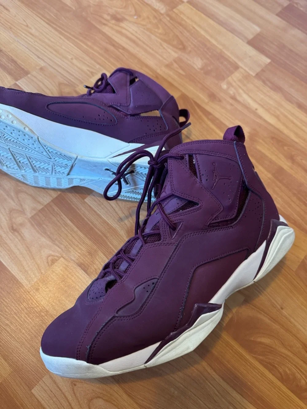 Air Jordan Nike True Flight‎ Bordeaux burgundy Basketball Shoes Mens 11